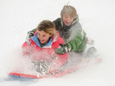 Sledding in Massachusetts