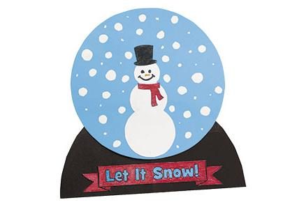 Paper Snow Globe Craft