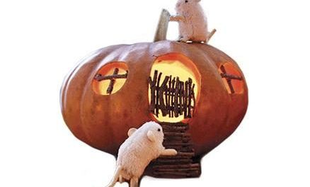DIY Pumpkin Mouse House