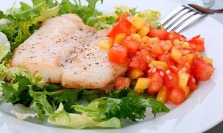 Cod with Easy Mango Salsa