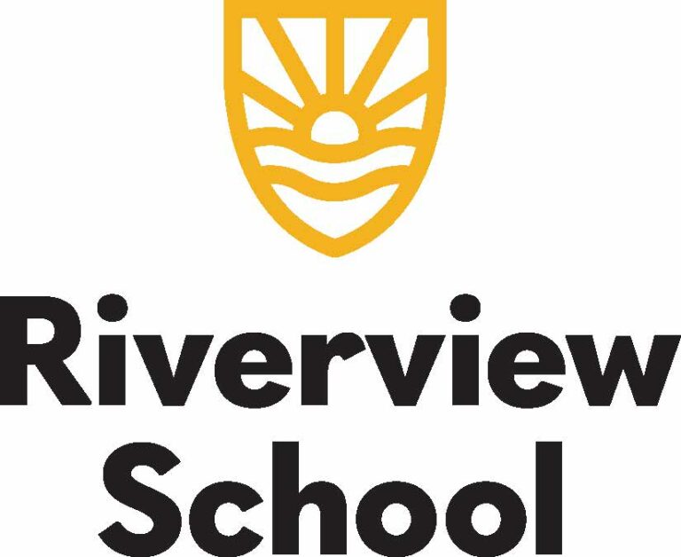riverview logo centered black gold sheild 768x628