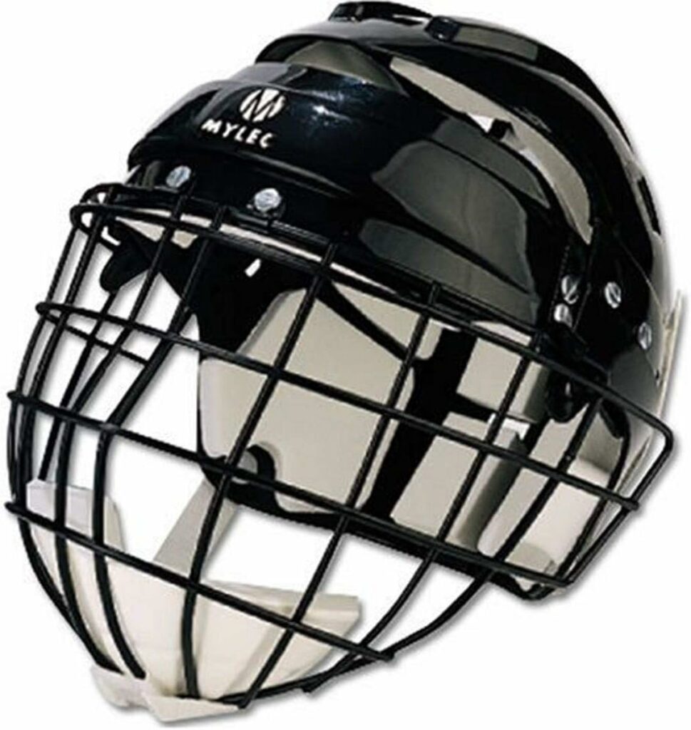 Mylec Jr. Helmet with Wire Face Guard