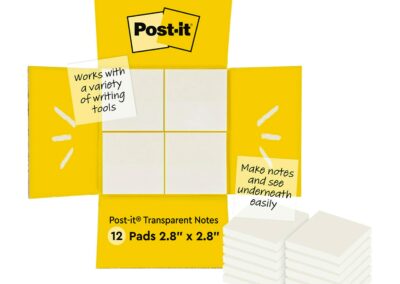 Revolutionize Your Note-Taking with Post-it Transparent Notes: The Clear Choice for Students and Creatives Alike!
